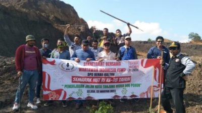 Penghijauan Ringroad Kalimarau, SWI Berau Menggelar Aksi Tanam 500 Pohon